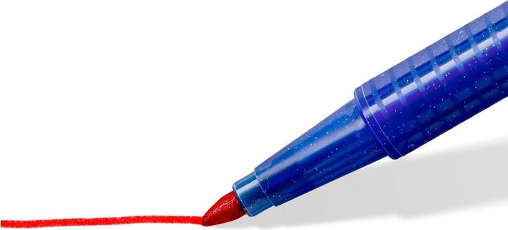 Actual product image Staedtler triplus colour 323 triangular fibre-tip pens cardboard box with 10 pieces, assorted (1 x)