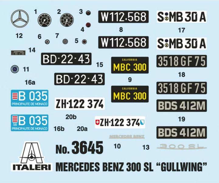 Image du produit 1:24 Mercedes Benz 300 SL Gull Wing