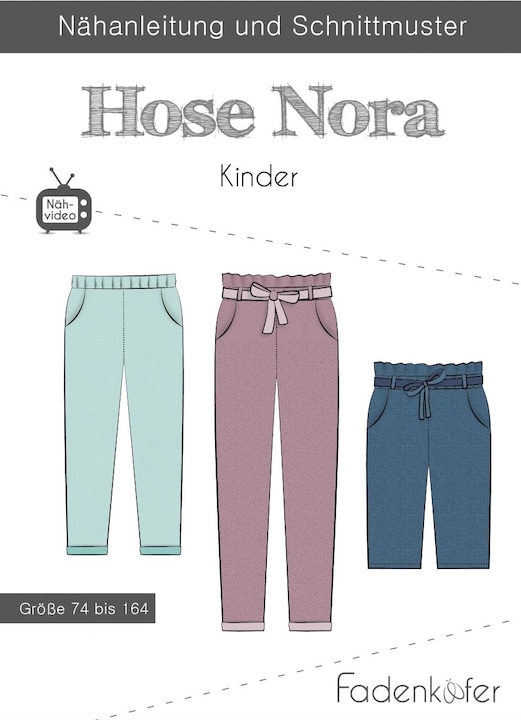 Actual product image Fadenkäfer Pattern Pants Nora