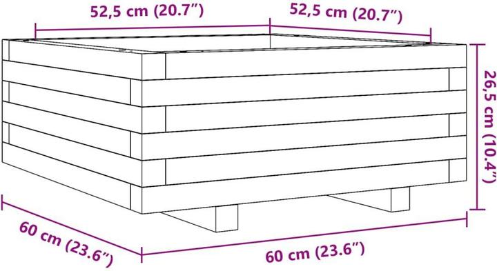 Produktbild vidaXL Pflanzgefäss