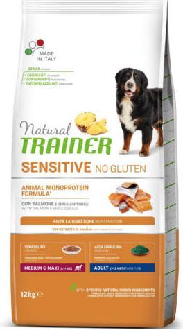 Natural Trainer Sensitive no gluten Adult Medium&Maxi Lachs (Adult, 12000 g)