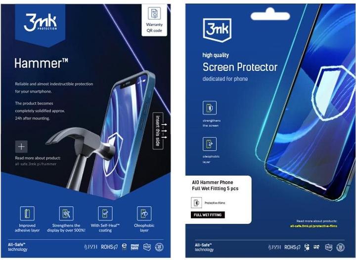 3MK Telefono Hammer All-In-One mokry montaż 5 szt.