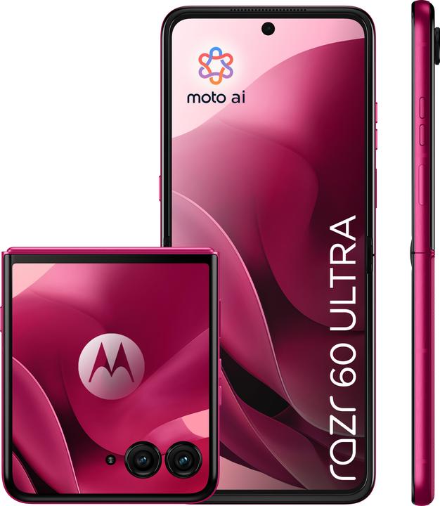 Productafbeelding Motorola Razr 60 Ultra (512 GB, Pantone Cabaret, 6.96", SIM + eSIM, 5G)