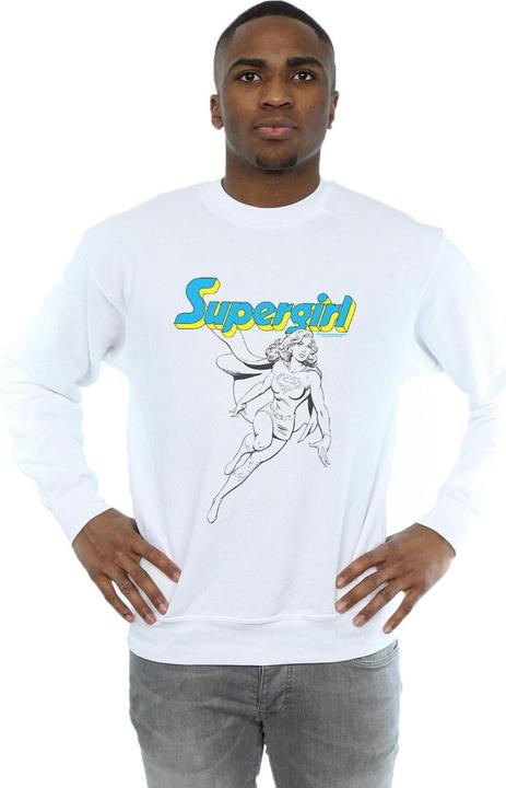 Produktbild Supergirl Mono Action Pose Sweatshirt (M)