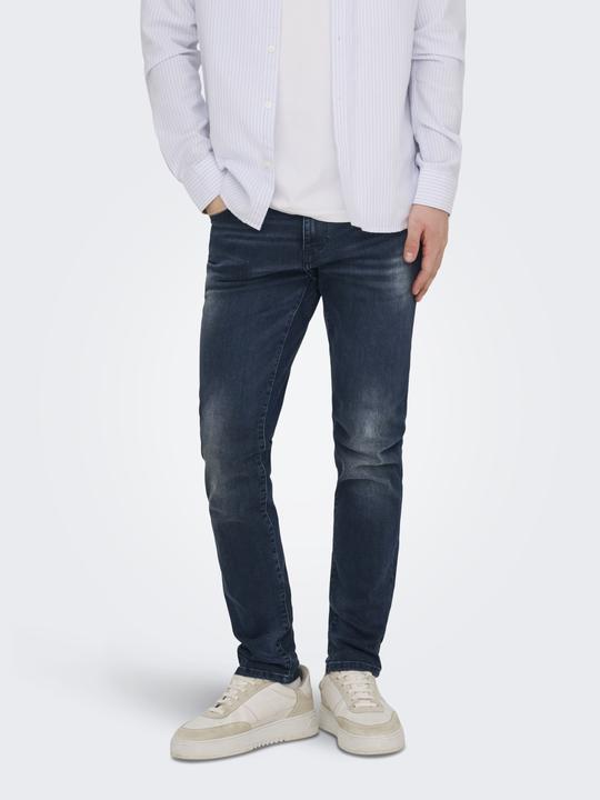 Produktbild Only & Sons ONSLOOM Niedrige Taille Slim Fit Jeans Slim Fit Jeans (30)