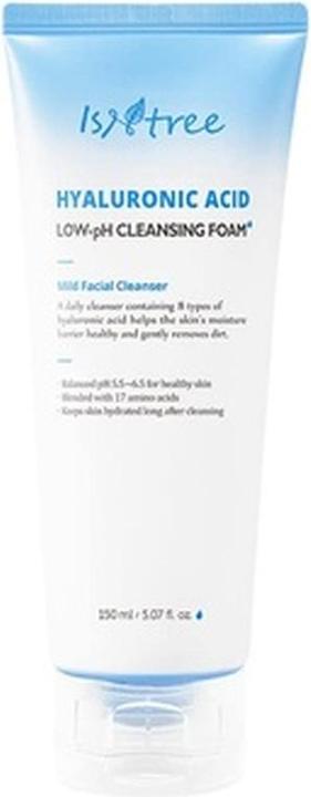 Actual product image Isntree Hyaluronic Acid Low pH Cleansing Foam 5.07 fl.oz - Creamy Texture for Dry and Neutral Skin (Facial cleansing wipes, 150 ml)