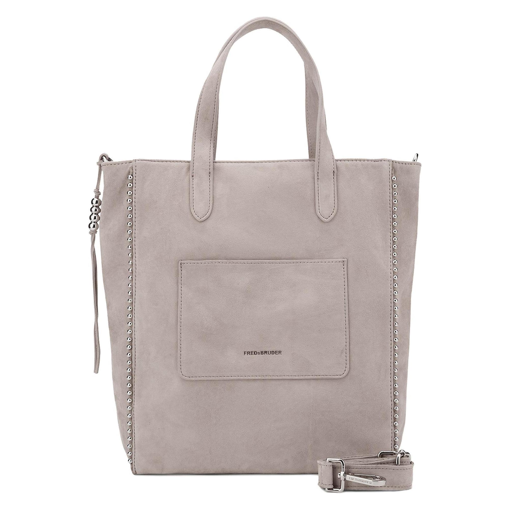 FredsBruder, Damen, Tasche, All About Beads Shopper Tasche Leder 29 Cm, Rosa, (10 l)