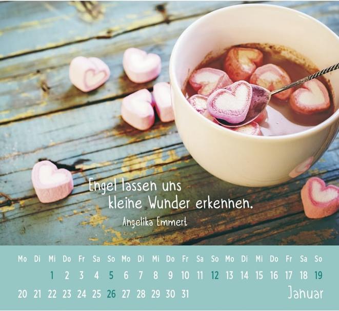 Produktbild Mini-Kalender 2025: Der kleine Schutzengelkalender (Deutsch)