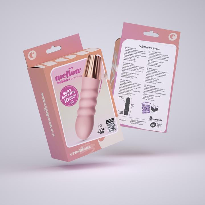 Produktbild Crushious Mellow Bubbles - Mini Vibrator - Pink