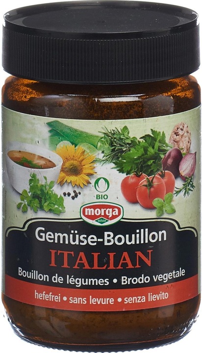 Produktbild Morga Gemüse Bouillon Italian hefefrei Bio (539 ml)