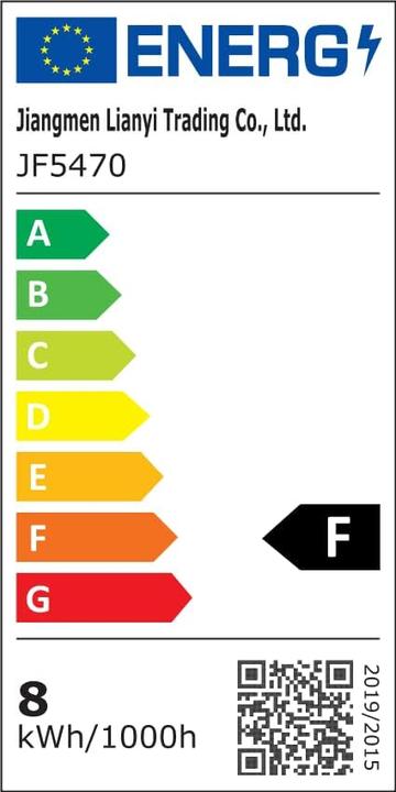 Energie-Label Lumina Swiss Retro LED Stehlampe (800 lm, E27)