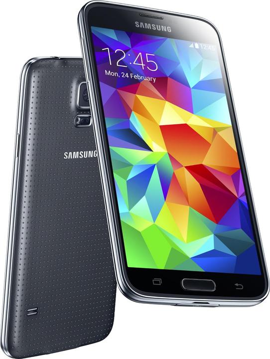 Produktbild Samsung Galaxy S5 (16 GB, Charcoal Black, 5.10", 4G)
