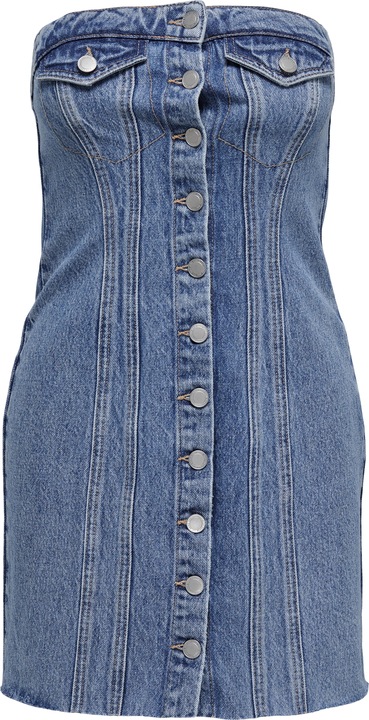 Immagine prodotto Only Abito corto senza spalline aderente in denim (XS)