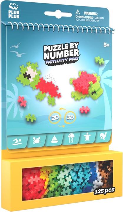 Actual product image Plus-Plus Creative building block puzzle beach