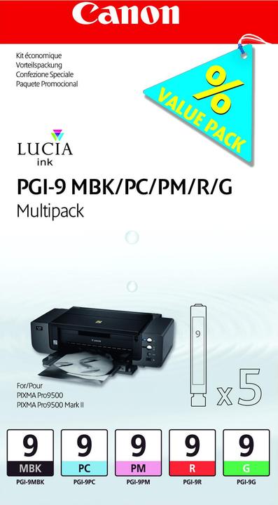 Image du produit Canon Pgi-9 (G, R, MBK, PC, PM)