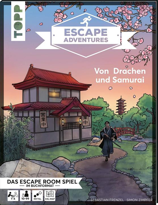 Escape Adventures – Von Drachen und Samurai (Deutsch, 1 - 4 Spieler)