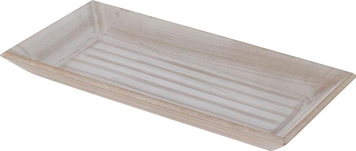 Produktbild Koopman 2er-Set Deko-Tablett, 20,5 x 40, antikgrau