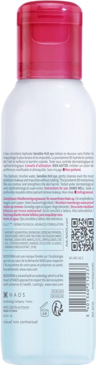 Produktbild Bioderma Sensibio H2O Eye (Mizellenwasser, 125 ml)