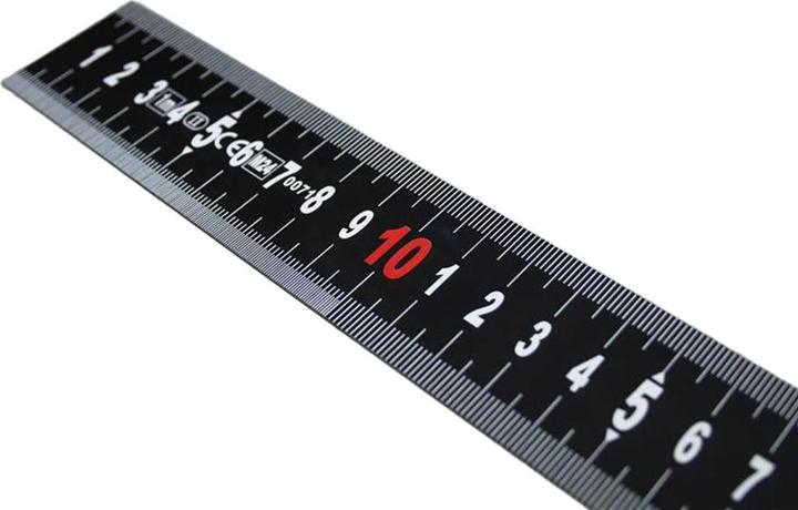 Immagine prodotto Faithfull Messlatten Mattschwarzer Edelstahl (100 cm, Acciaio)