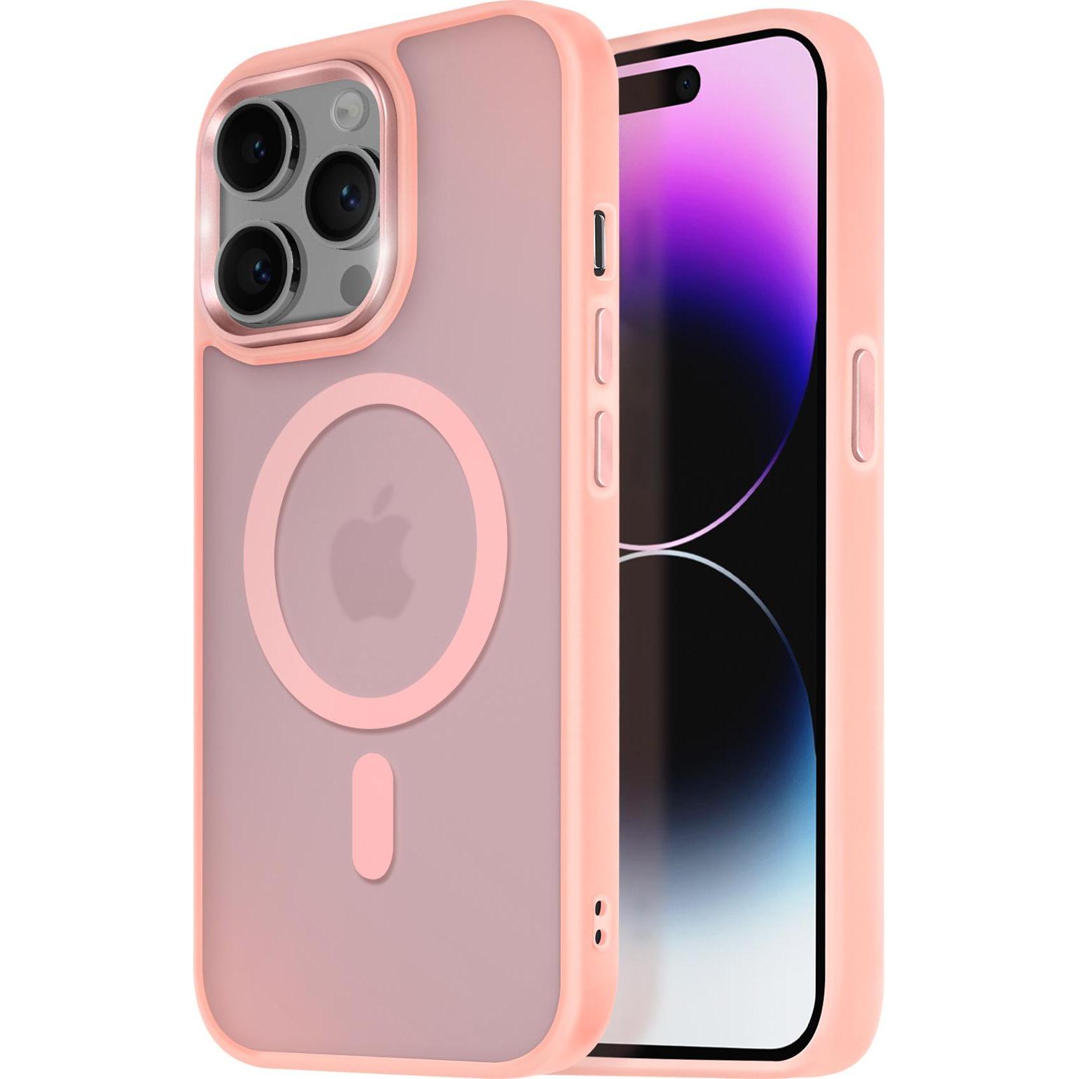 Avizar Frost Color Case (Apple iPhone 14 Pro), Smartphone Hülle, Rosa