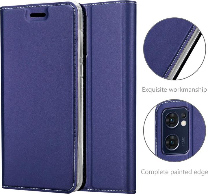 Actual product image Cadorabo Classy Book Case for Oppo FIND X5 LITE / Reno7 5G (Oppo Find X5 Lite, OPPO Reno7 Z 5G)