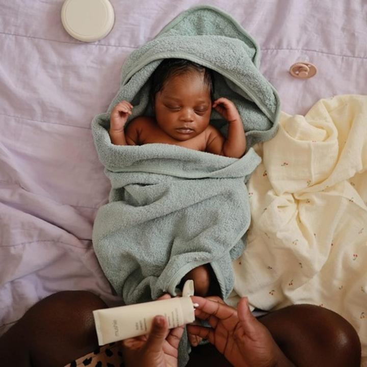 Produktbild Mushie Kapuzentuch Sea Mist