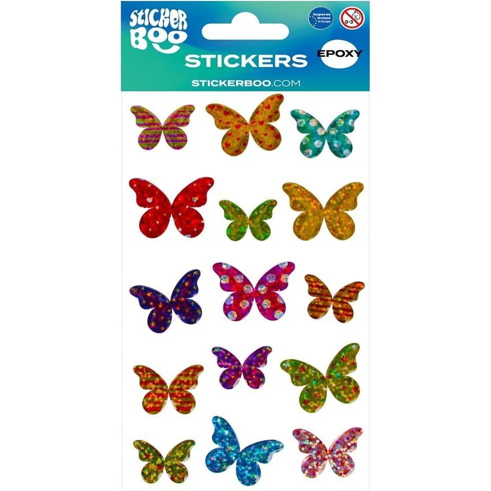 Sticker Boo Aufkleber BOO Schmetterlinge (54615529)