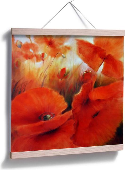 Produktbild Trenddeko Roter Mohn (50 x 50 cm)