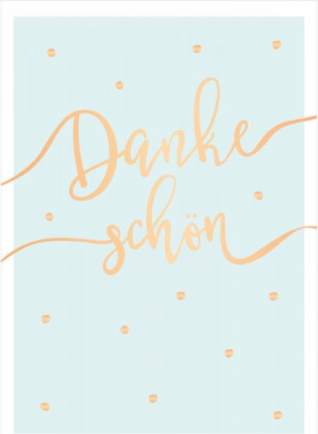 Image du produit Carte de remerciement Merci - Maxi Card A4 (1 pcs)