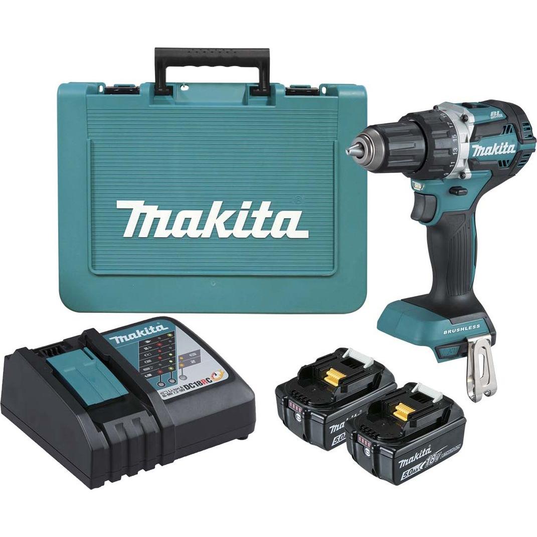 Makita, Trapano + Avvitatore a batteria, DDF484RTE