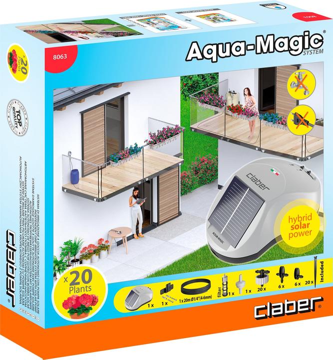 Image du produit Claber Système Aqua-Magic (Kit d'irrigation goutte à goutte)
