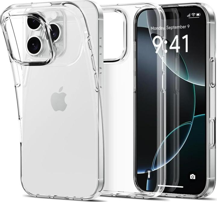 Image du produit Deltalabs iPhone 16 Pro Max Silikon Gummi Case Hülle - Transparent Slim Design 1.0 mm (Apple iPhone 16 Pro Max)