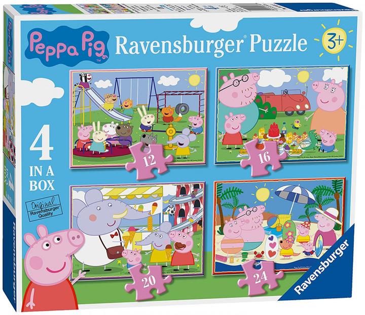Ravensburger Ravensbuger Puzzels 4 Puzzels 12+16+20+24 stukjes PP: Peppa Pig (24 Teile)