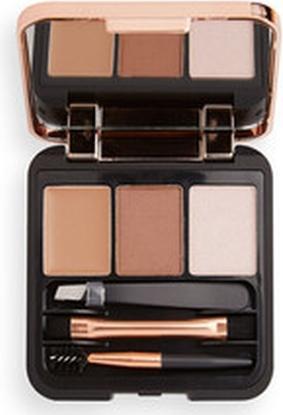 Actual product image Makeup Revolution Brow Sculpt Kit (Dark Brown)