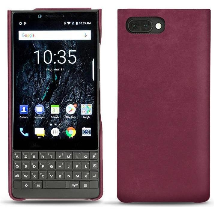 Noreve Lederschutzhülle (Blackberry KEY2), Smartphone Hülle, Violett