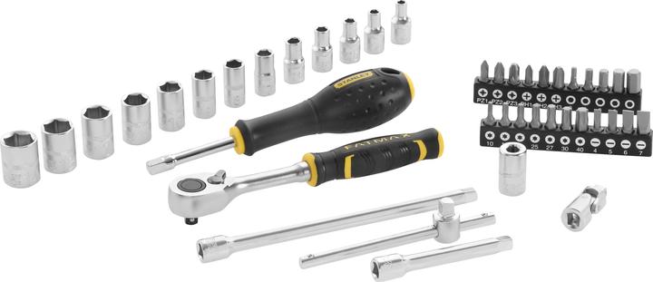 Productafbeelding Stanley Dopsleutelset, 42-delig, 1/4 inch, type Ratel- en dopsleutelset van SAM, 1/4Z