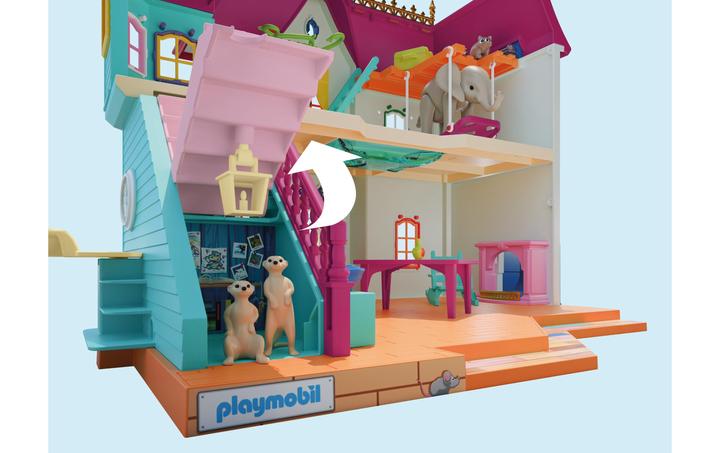 Image du produit Playmobil Villa d'animaux multicolores (71852)