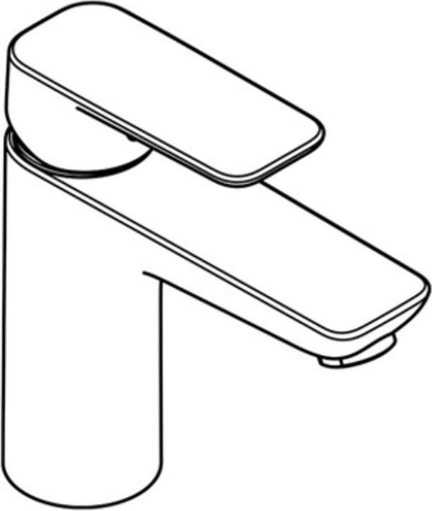 Produktbild Kludi PURE & STYLE Waschtisch Armatur 100 ohne Ablaufgarnitur chrom