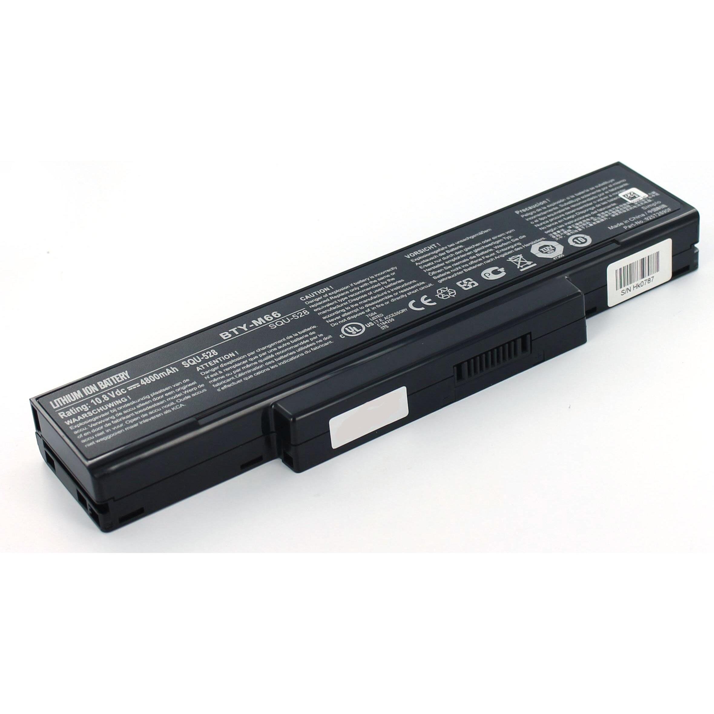 AGI 11.1V - 4800 mAh - Li-Ion - Akku (4800 mAh), Notebook Akku, Schwarz