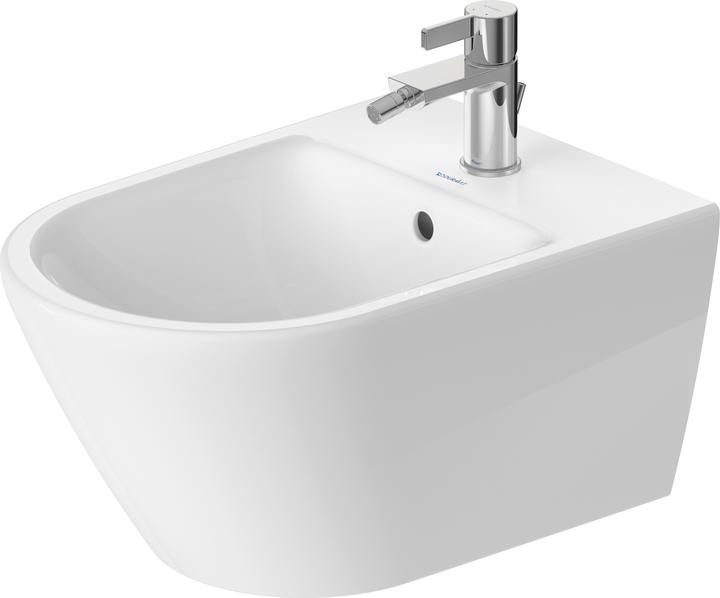 Produktbild Duravit Wand-Bidet D-NEO m ÜL m HLB 1 Hahnloch inkl. Durafix weiss