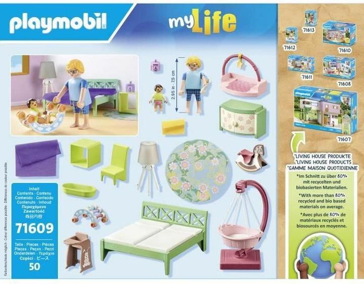 Produktbild Playmobil Schlafzimmer mit Babyspielecke (71609, Playmobil My Life)