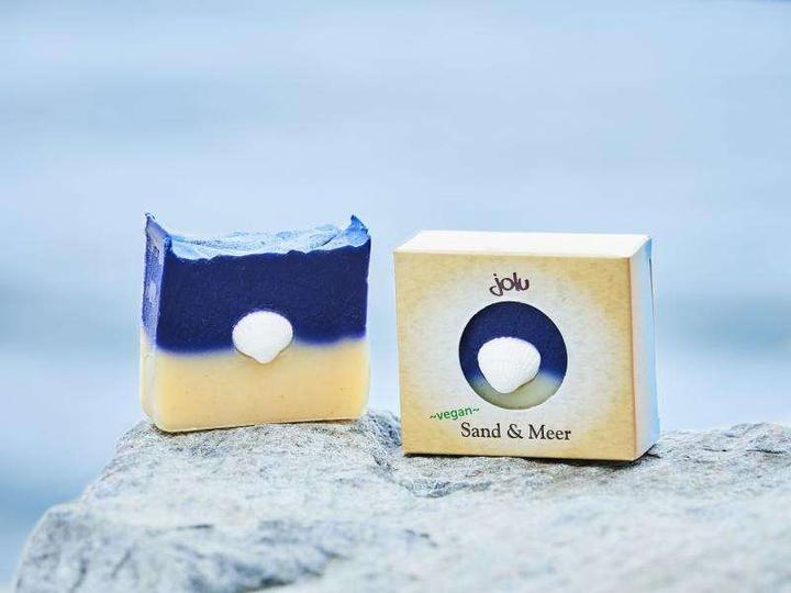 Actual product image Jolu HANDGEMACHTE SEIFE Sand & Meer (Hard soap)