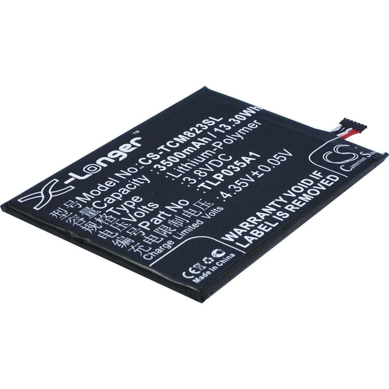 CoreParts Battery for TCL Mobile (Akku), Mobilgerät Ersatzteile, Schwarz