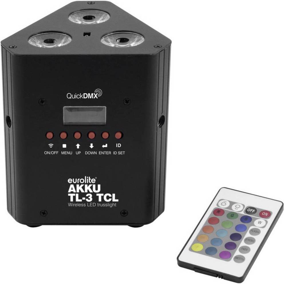 Eurolite Faretto effetto LED TL-3 (3 W, LED), Faro, Nero