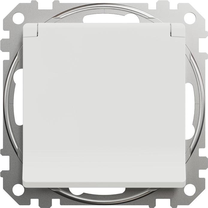 Actual product image Schneider SOCKET IP44 SDD211024 WHITE