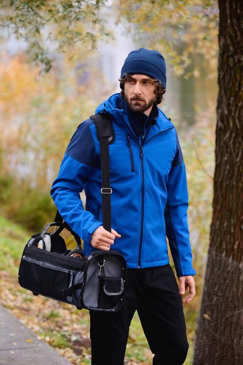 Actual product image Sharp Prime Padded Softshell Jas heren staalgrijs/zwart - maat 4XL (4XL)