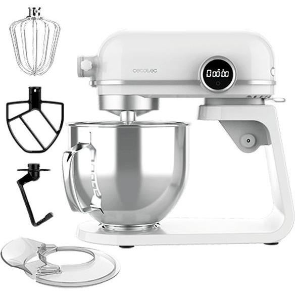 Cecotec Robot Pétrisseur compatible Twist&Fusion 4500 Luxury (Blanc), Küchenmaschine, Weiss