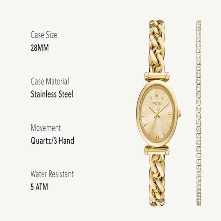 Image du produit Fossil Uhren-Set CARLIE (Coffret cadeau, 28 mm)