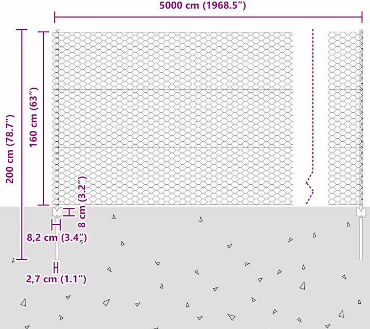 Produktbild vidaXL Aussenbarriere