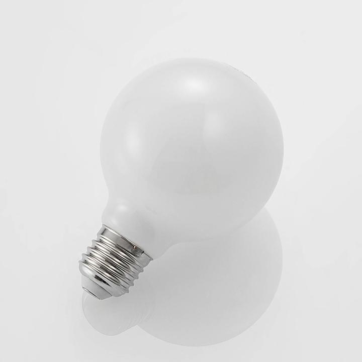 Actual product image Arcchio LED lamp E27 8W G80 2,700K dimmable, opal (E27, 980 lm, 1 x)